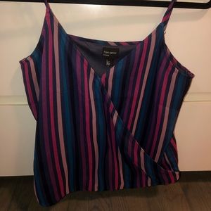 Striped Free Press Tank